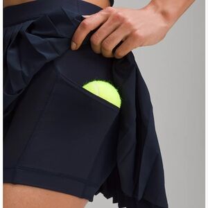 High-Rise Pleated Tennis Skirt